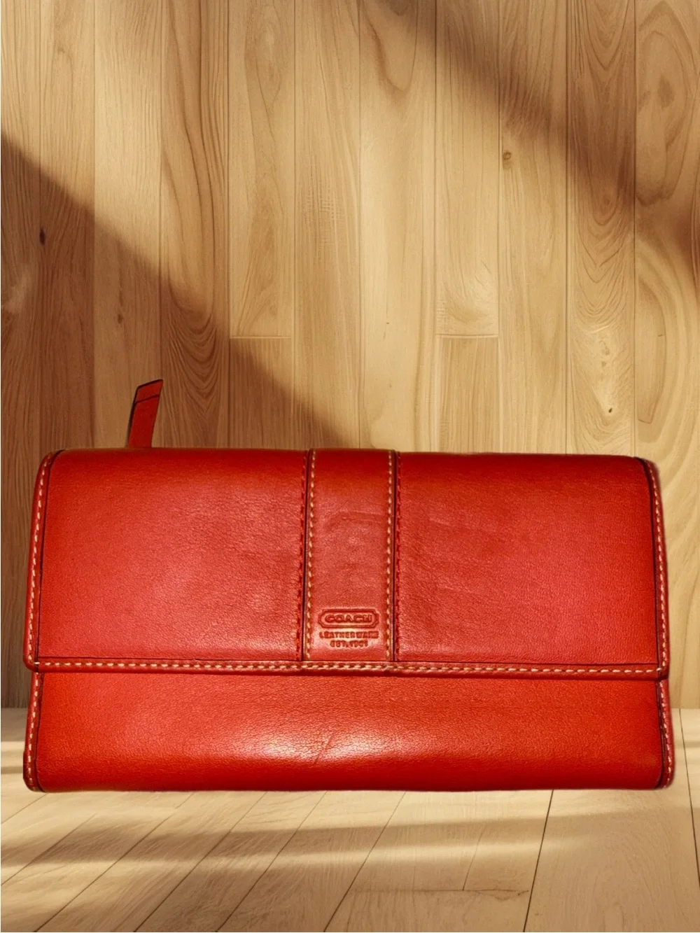 Coach Hampton Trifold Envelope Wallet - Picture 1 of 11